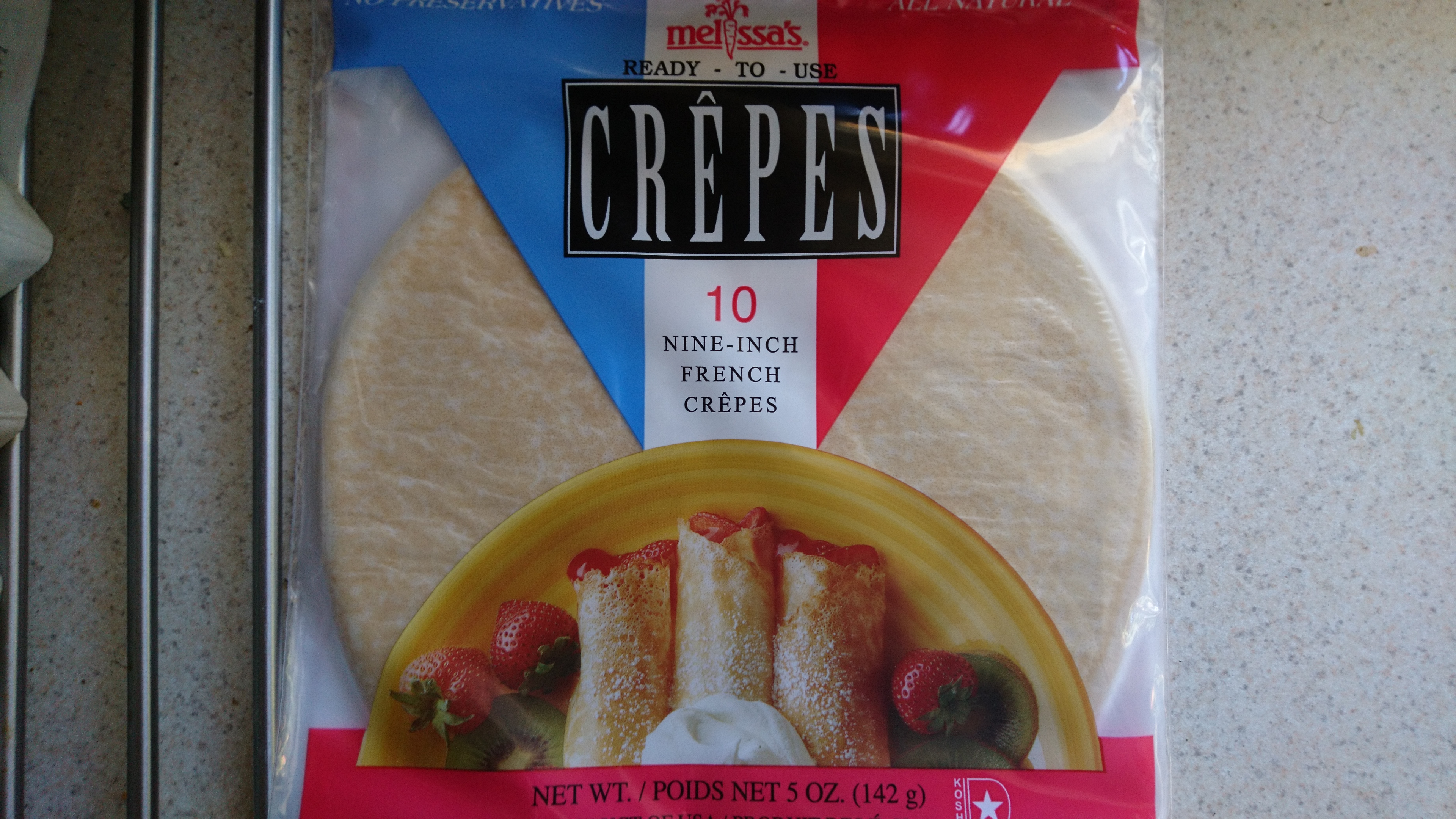 package of melissa's brand crepes